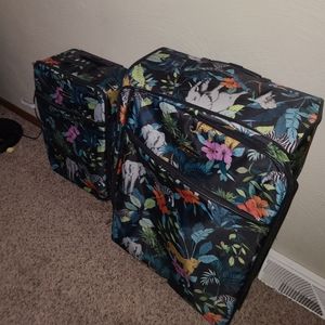 Jessica Simpson Animal Print Luggage